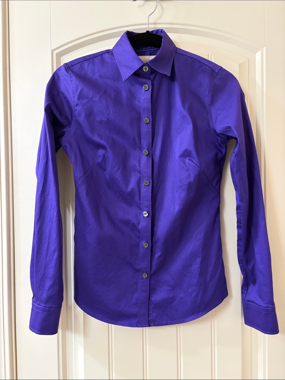 Banana Republic Purple Button-Up Shirt, Size 0